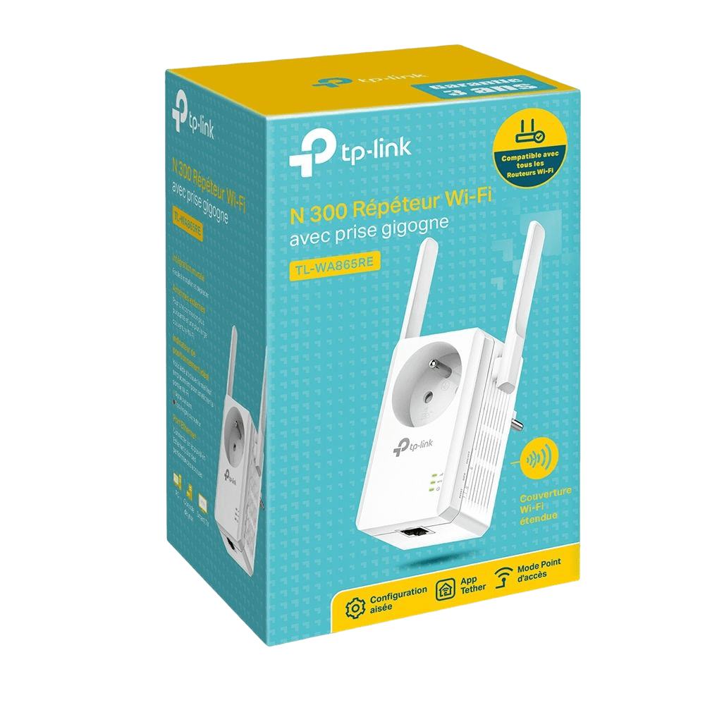 TP-LINK RÉPÉTEUR WIFI N 300 MBPS AVEC PRISE GIGOGNE (TL-WA865RE)-5