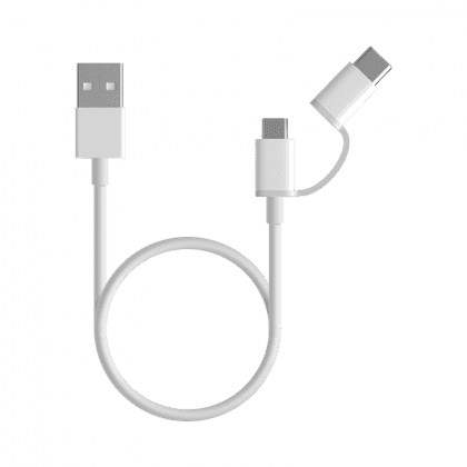 Mi 2-in-1 USB Cable (Micro USB to Type C) 30cm (SJX01ZM)-2