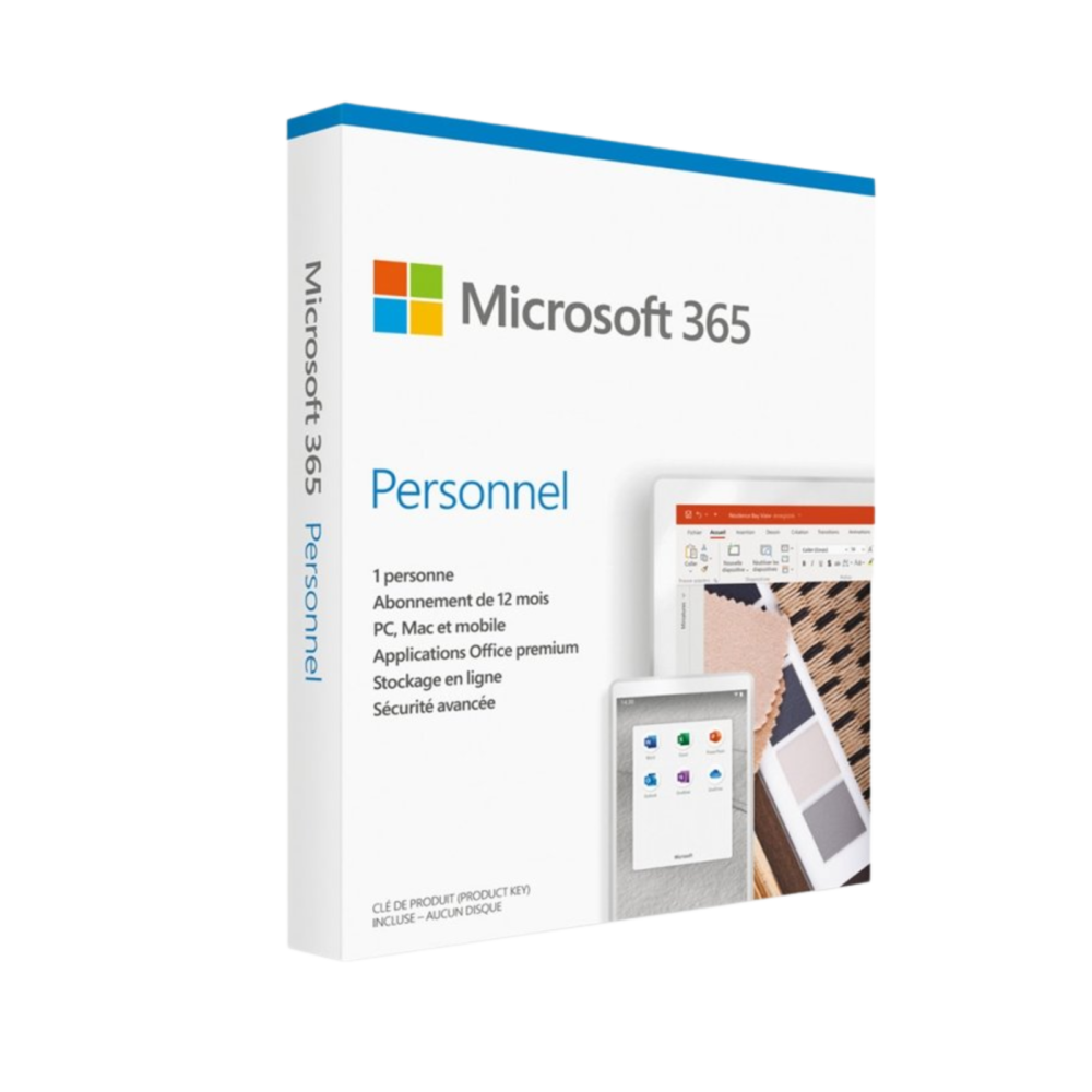 Microsoft M365 Personal French Subscr 1YR Africa Only Media less P8 (QQ2-01416)