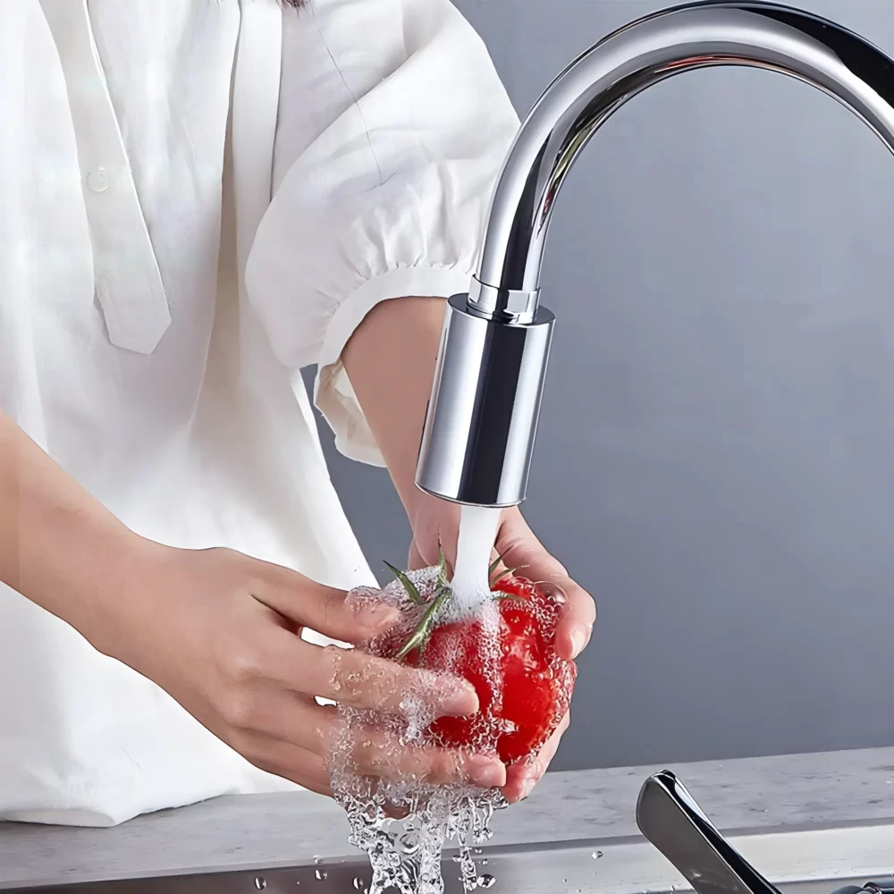 Adaptateur de capteur infrarouge de robinet intelligent sans contact, économie d'eau d'évier, adaptateur de buse de robinets automatique pour la cuisine