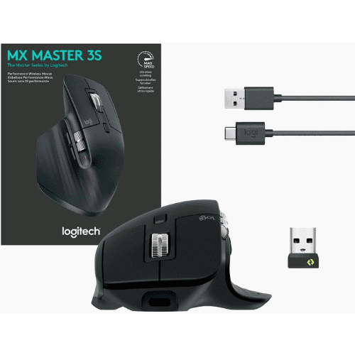 LOGITECH MX Master 3S Bluetooth Mouse GRAPHITE (910-006559)-4