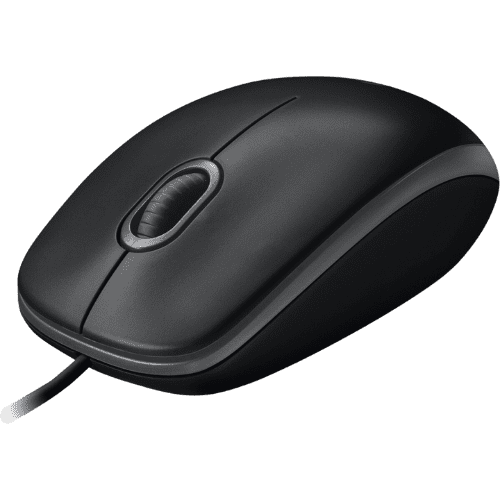 Optical USB Mouse for Bus BLACK GREY EMEA B100 (910-003357)-2