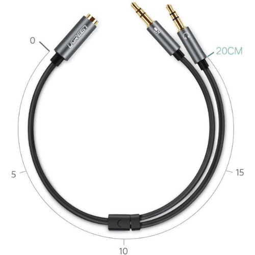 Ugreen Cable Audio 3.5mm Male to 3.5mm Female Aliminum (20899)-2