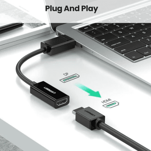 Ugreen Cable DP Male to HDMI Female (4K 30HZ) (40363)-3