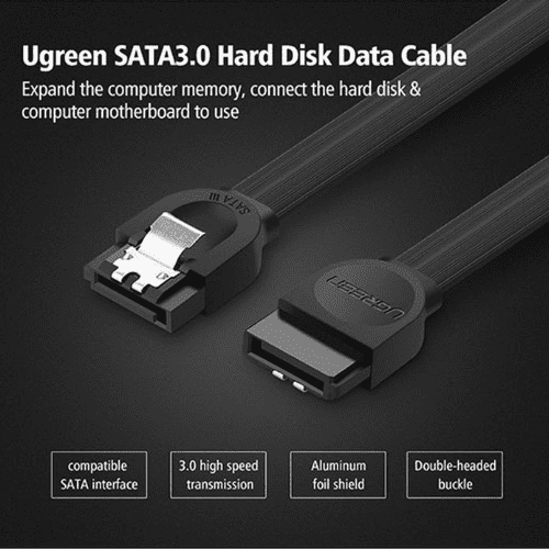 Ugreen DATA Cable SATA 3.0 0,5M DB DESIGN (30796)-2