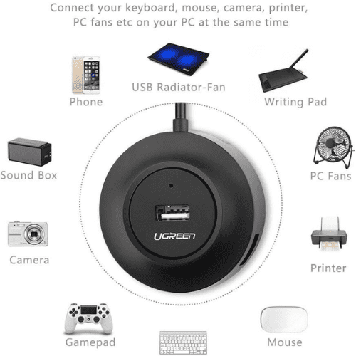 Ugreen HUB USB 2.0 to 4 x USB 2.0 (20277)-2