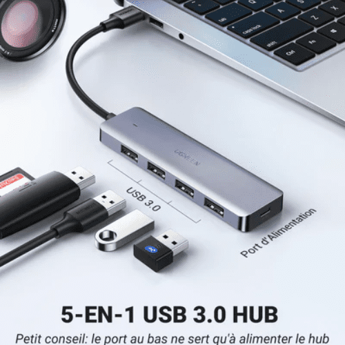 Ugreen HUB USB 2.0 to 4 x USB 3.0 (50985)-1