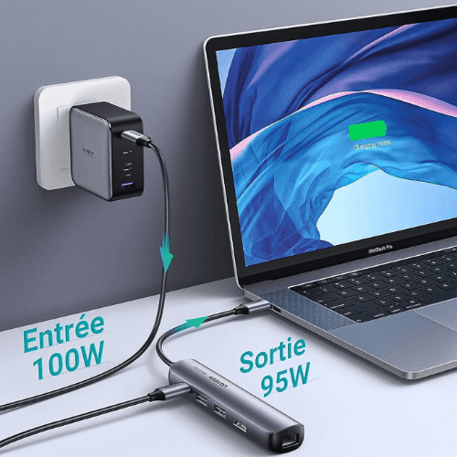 Ugreen Mini Station d'accueil USB-C 5en1 with PD (10919)-3