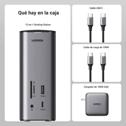 Ugreen Station d'accueil USB-C MF 13 en 1 (90325)-12