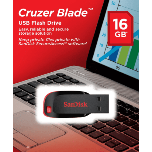 Clé USB SanDisk USB 2.0 - 16 Go (SDCZ50-016G-B35)-1