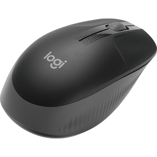 LOGITECH M190 Full-size wireless mouse MID GREY 2.4GHZ EMEA M190 (910-005906)