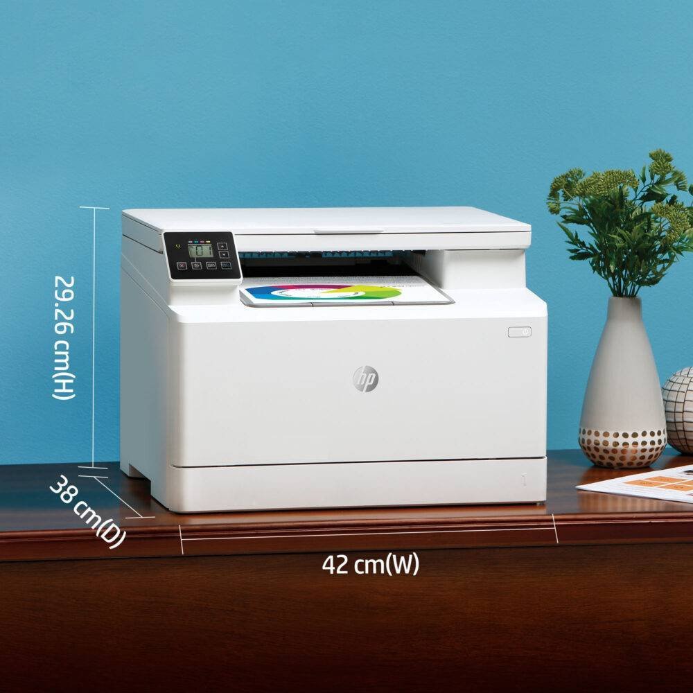 Imprimante Multifonction Laser Couleur HP LaserJet Pro M182n (7KW54A)-7