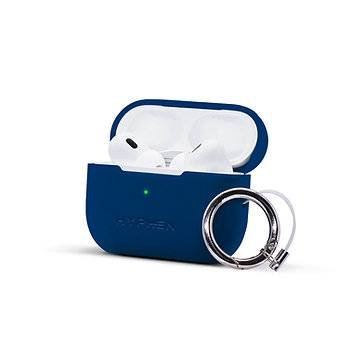 hyphen apple airpods pro 2nd gen silicone case blue hac scp2bl6906 6