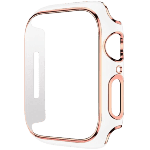 HYPHEN Apple Watch Frame Protector 41mm - White and Rose Gold (HAW-FP41WRG7354)