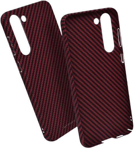 hyphen carbon fiber case samsung s23 plus red hpc cfs23prd7217 1