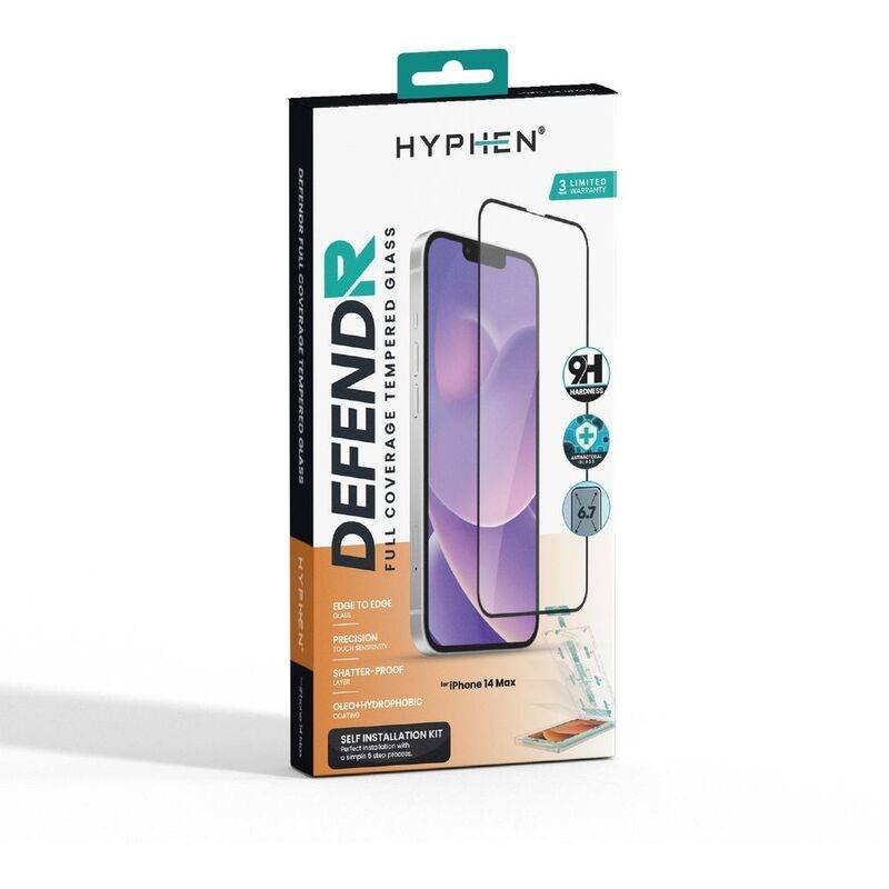 hyphen defendr full coverage tempered glass iphone 14 plus 6 7 htg f14m4926 2