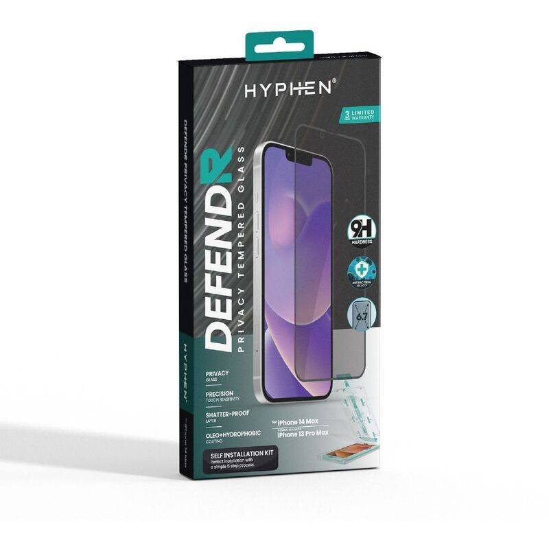 hyphen defendr privacy tempered glass iphone 14 plus 6 7 htg p14m4889 3