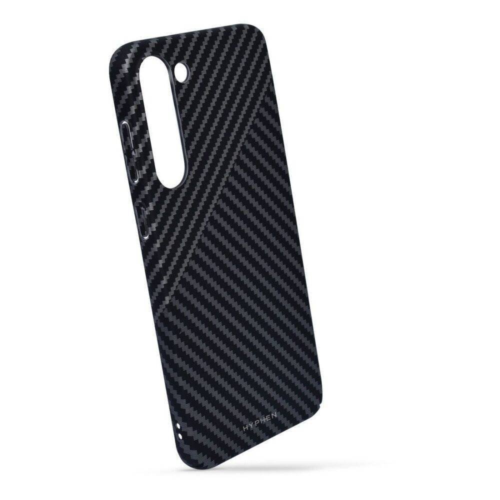 hyphen dual color carbon fiber case samsung s23 plus black and white hpc cs23pbw7286 2