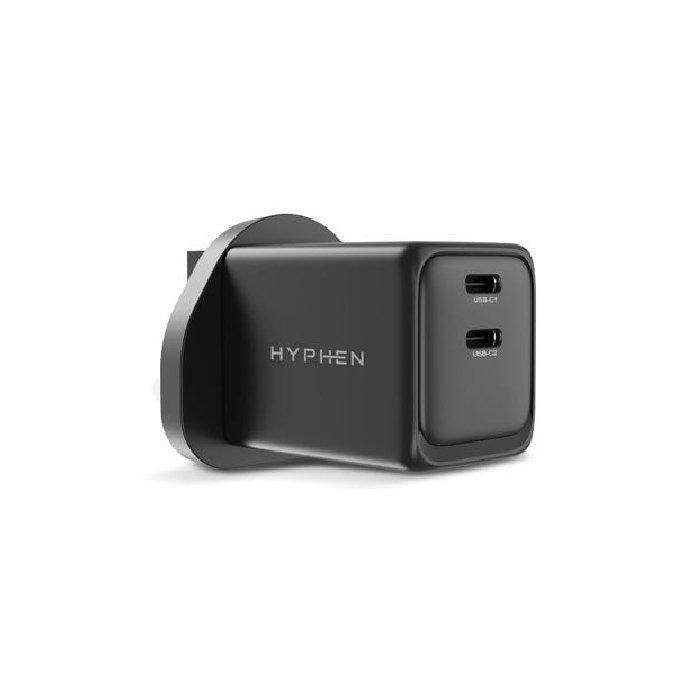 hyphen gan adaptor 45w uk plug black hpa g45wukb7804 2