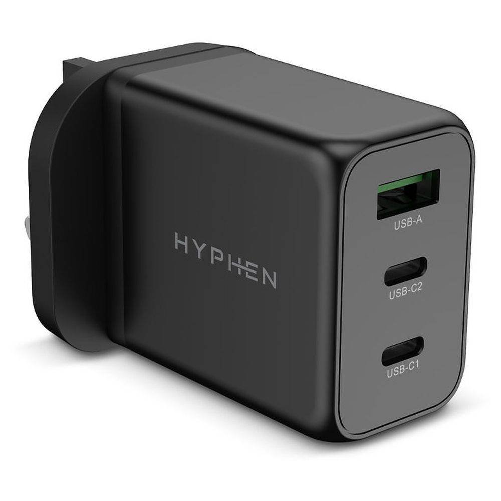 hyphen gan adaptor 65w uk plug black hpa g65wukb7811 2