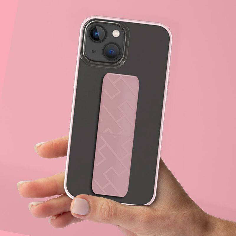 hyphen grip holder case pink iphone 14 6 1 hpc gpk144612 5