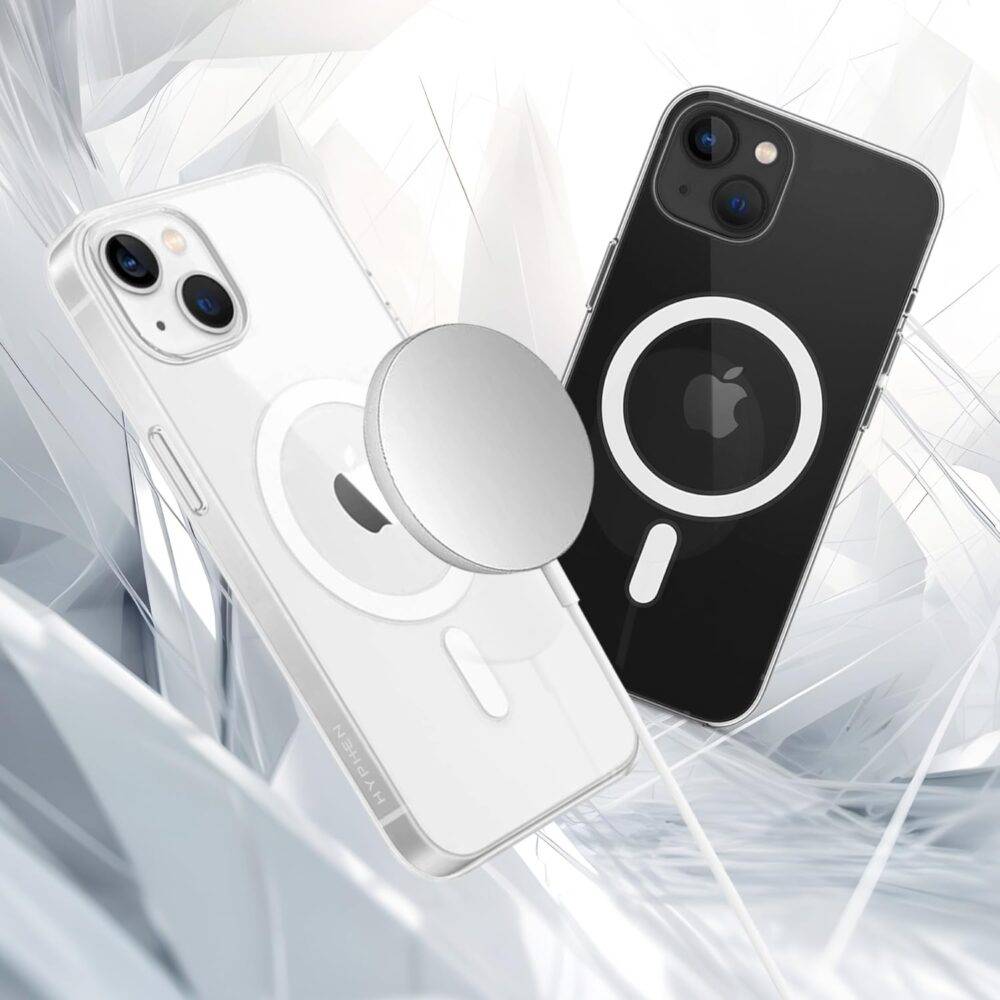 hyphen lucd crystal hard case iphone 15 6 1 anti yellowing technology hpc ch158115 4