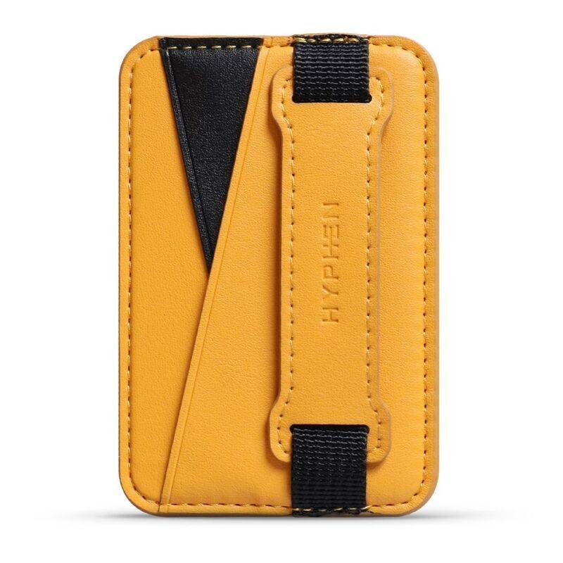 hyphen magsafe wallet dual pocket with grip orange hmw dpgor5046 4