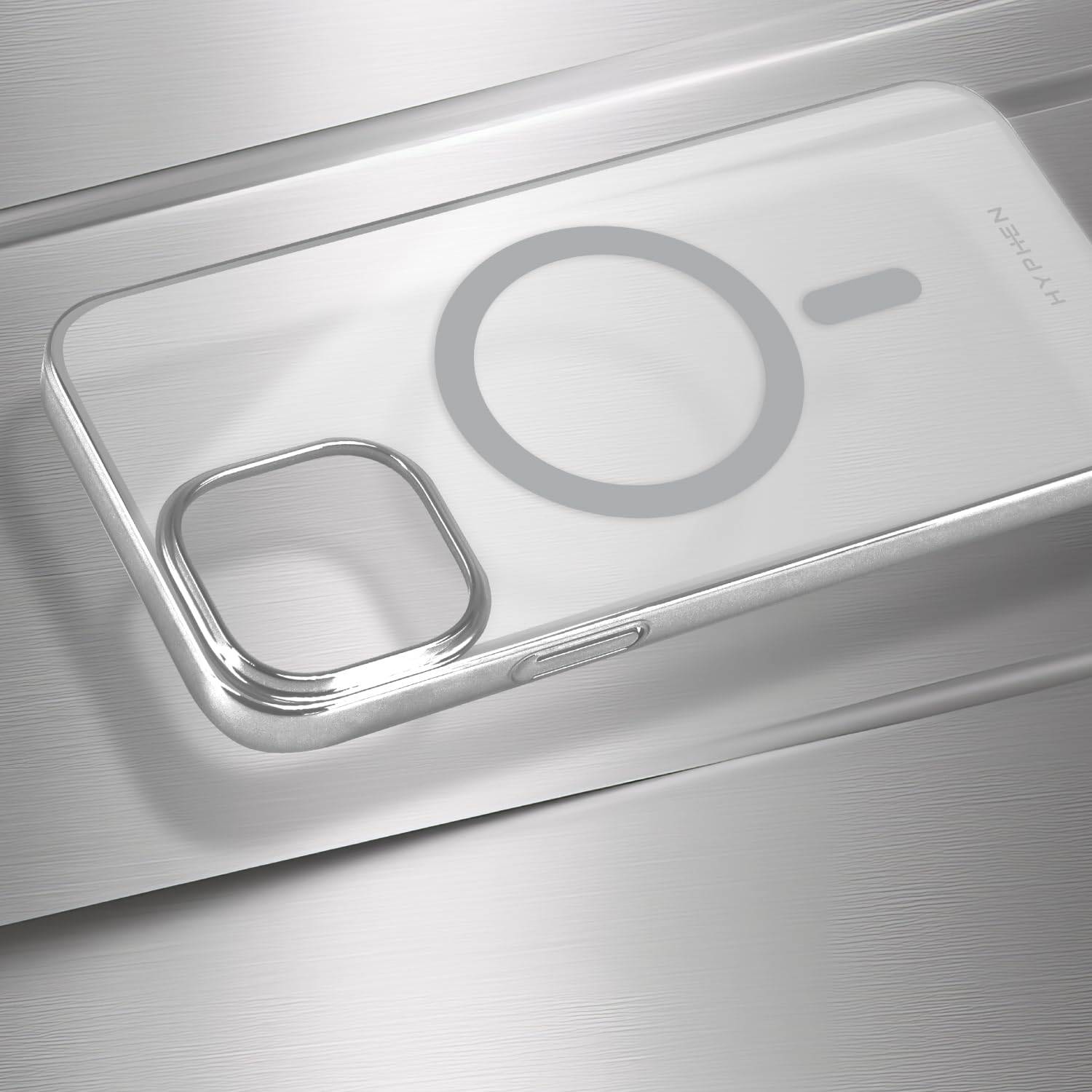 hyphen noct magsafe frame case silver iphone 15 pro 6 1 hpc fsl15p8412 3