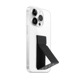 HYPHEN Phone Case Grip Holder and Stand - Black - Upto 6.7 inches (HGH-BK676111)
