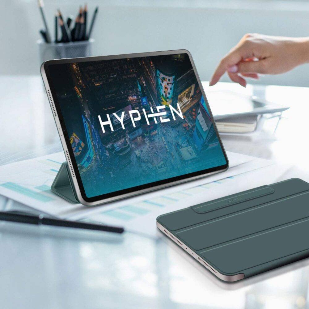 hyphen smart folio ipad pro 2020 11 inch green hic ipsf1500 5