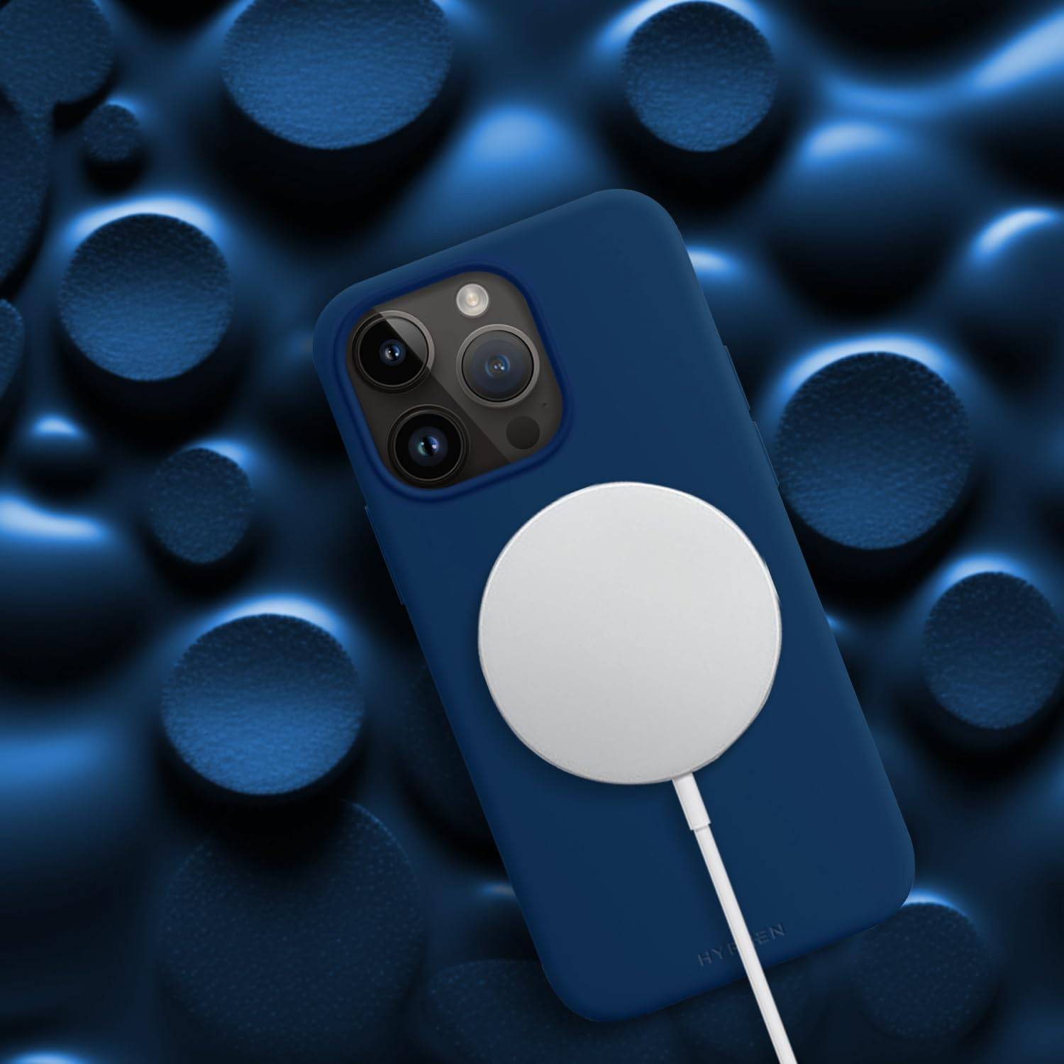 hyphen tint silicone magsafe case blue iphone 15 pro 6 1 hpc sbl15p8320 6