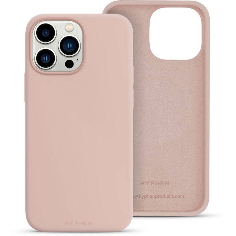 hyphen tint silicone magsafe case sand pink iphone 14 pro max 6 7 hpc ssp14pm4476 4