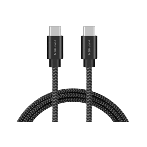 hyphen type c to type c fast charging cable 60w 1m hcb c160w1772 1