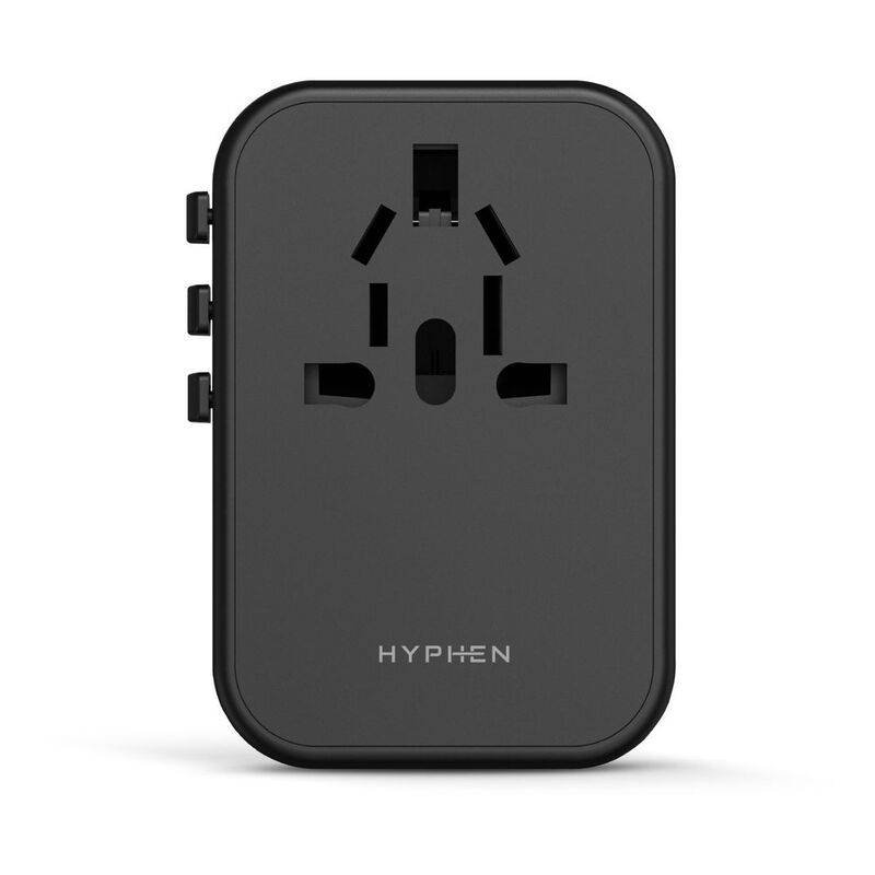 hyphen universal travel adaptor 35w black hta bk35w3516 5