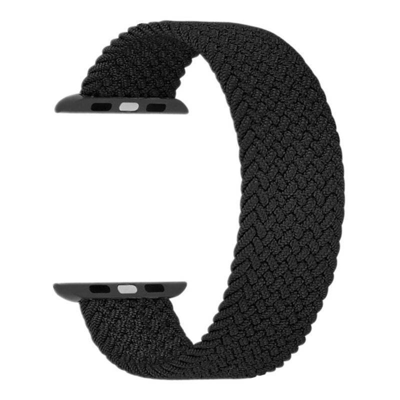 hyphen watch strap apple braided watch band black 38 40 mm medium hws abwbkm9640 2