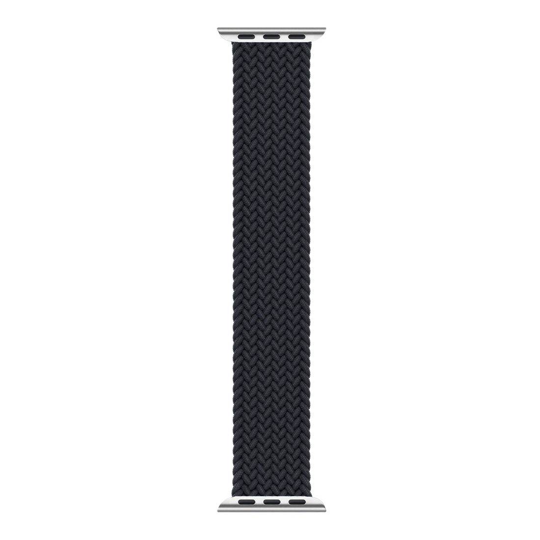 hyphen watch strap apple braided watch band black 38 40 mm medium hws abwbkm9640 5