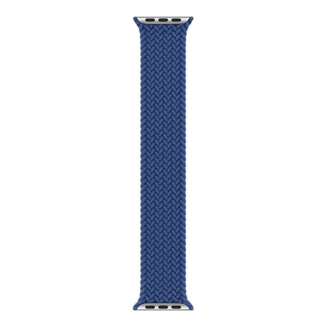 hyphen watch strap apple braided watch band blue 42 44 mm large hws abwbll0462 3
