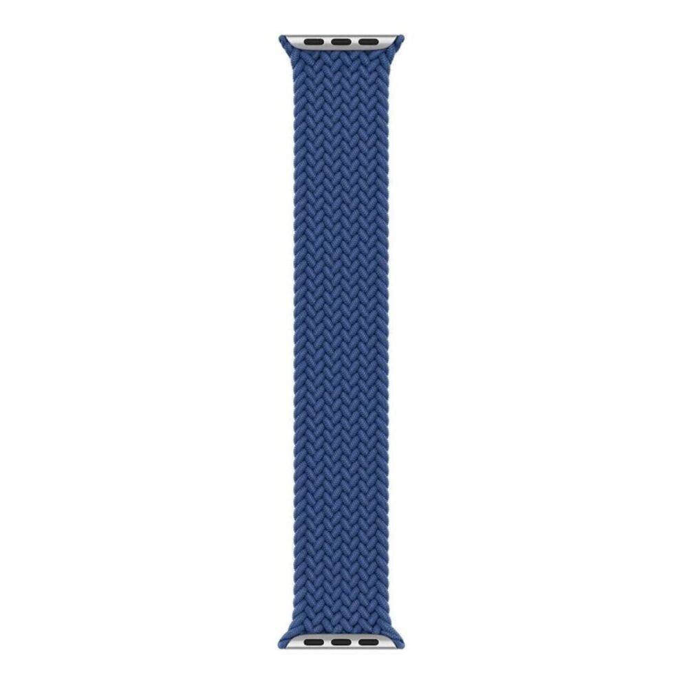 hyphen watch strap apple braided watch band blue 42 44 mm medium hws abwblm0158 3