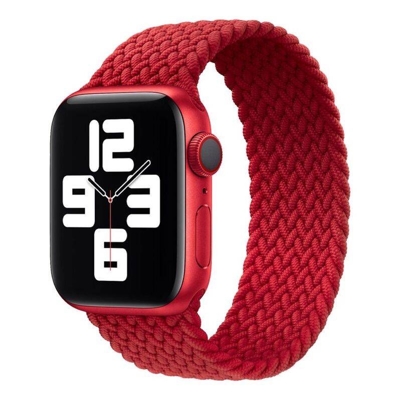 hyphen watch strap apple braided watch band red 38 40 mm small hws abwrds9404 4