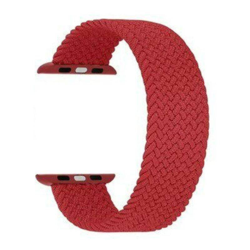 hyphen watch strap apple braided watch band red 42 44 mm medium hws abwrdm0080 2