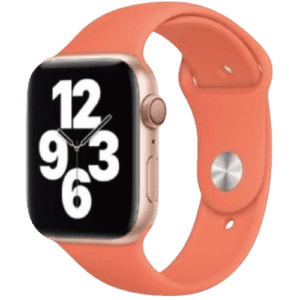 HYPHEN Watch Strap - Apple - Silicone Band Orange 42-44 MM (HWS-ASBOGB2206)