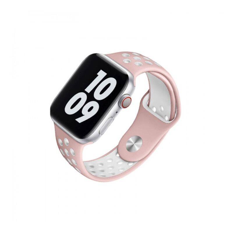 hyphen watch strap apple silicone sport band pink 38 40 mm hws asbpks8582 2