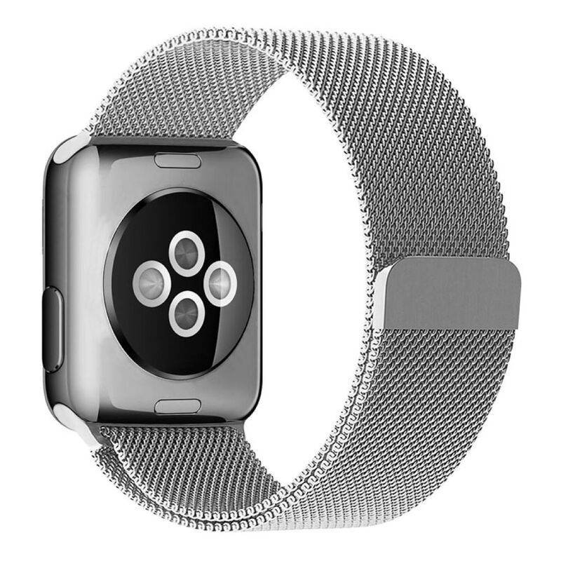 hyphen watch strap apple stainless steel silver 38 40mm hws asssls9584 4