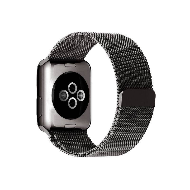 hyphen watch strap apple ultra 49mm nylon loop large black hws aulbk496548 2