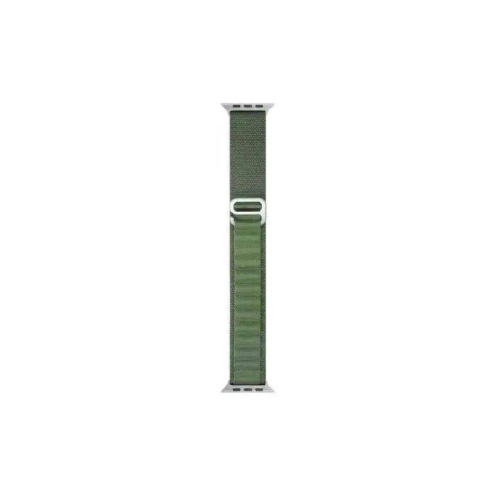 hyphen watch strap apple ultra 49mm nylon loop medium green hws aumgn496494 2