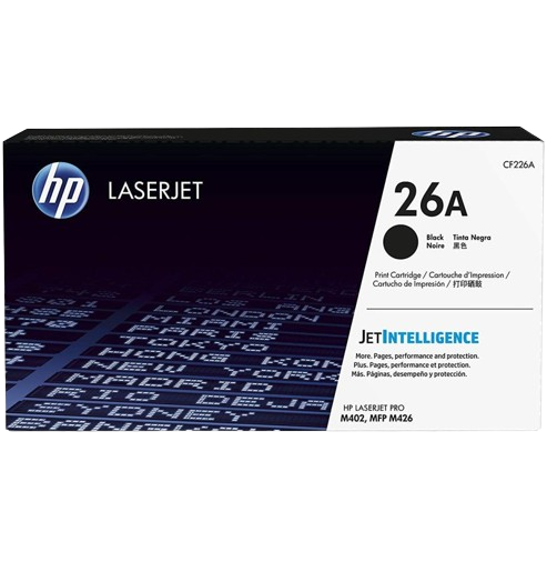 toner laserjet noir authentique hp 26a cf226a