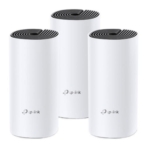 tp link deco e4 3 pack systeme wifi mesh 12 gigabit 2 ports deco e4 3 pack 1