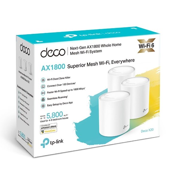 tp link deco x20 systeme wifi 6 mesh 18 gigabit deco x20 3