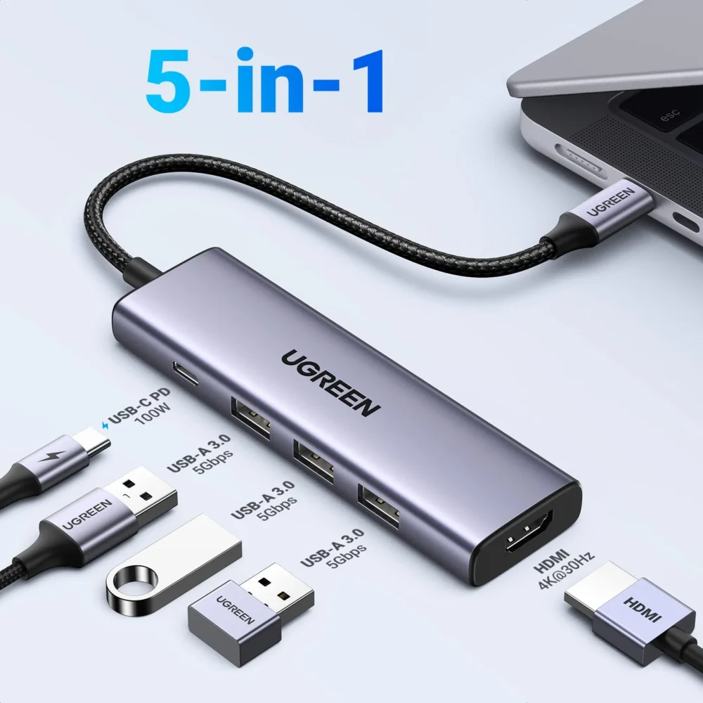 ugreen station daccueil usb c 5 en 1 15596 1