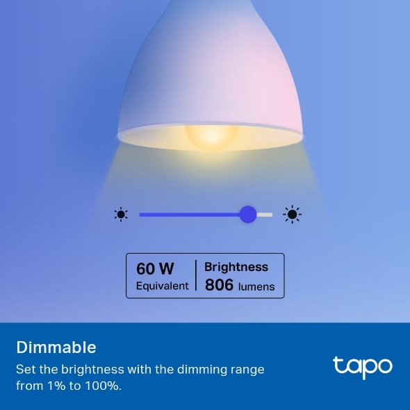 ampoule connectee wifi multicolore e27 tapo l530e2 pack 5